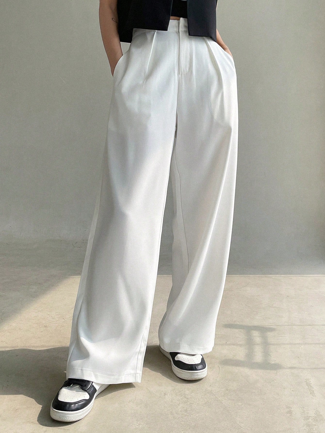 Calça feminina, Calça reta, Calça cintura alta, Calça stretch, Calça conforto, Calça wide leg