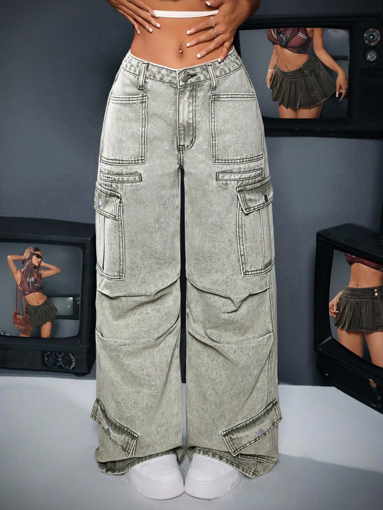Calça jeans feminina, Calça jeans reta, Calça jeans cintura alta, Calça jeans destroyed,,Calça jeans stretch, Calça jeans lavagem escura, Calça jeans conforto, Calça jeans wide leg