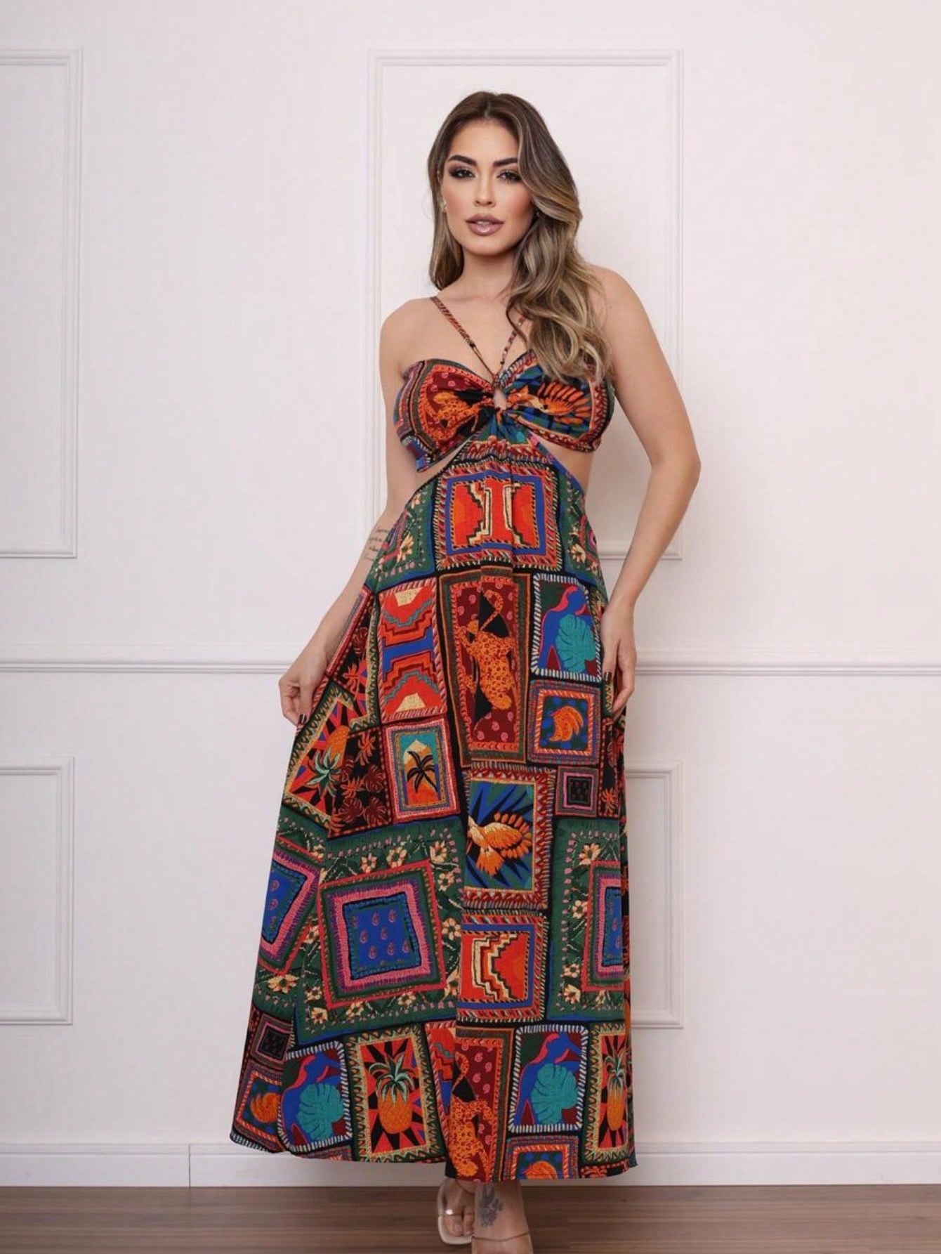 Vestido longo, Vestido estampado, Vestido casual, Vestido midi, Vestido de festa, Vestido, Vestido Feminino