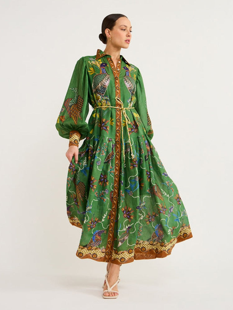 Vestido longo,Vestido estampado,Vestido casual,Vestido boho,Vestido elegante,Vestido, Vestido Feminino,
