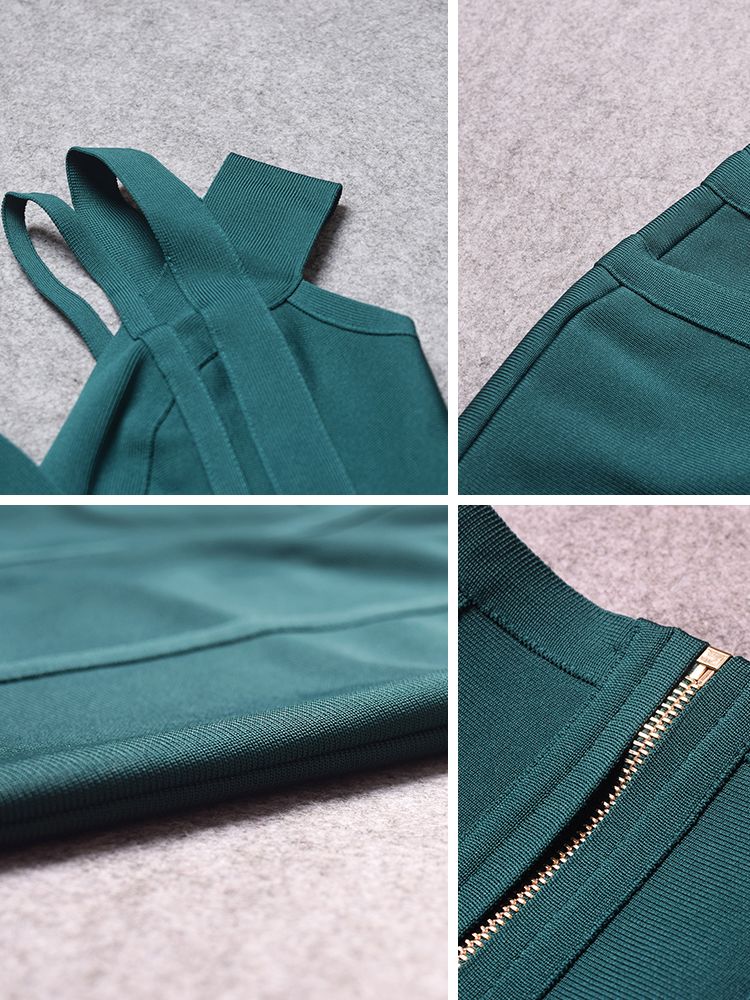 Vestido Curto Feminino de Bandagem - Natiele