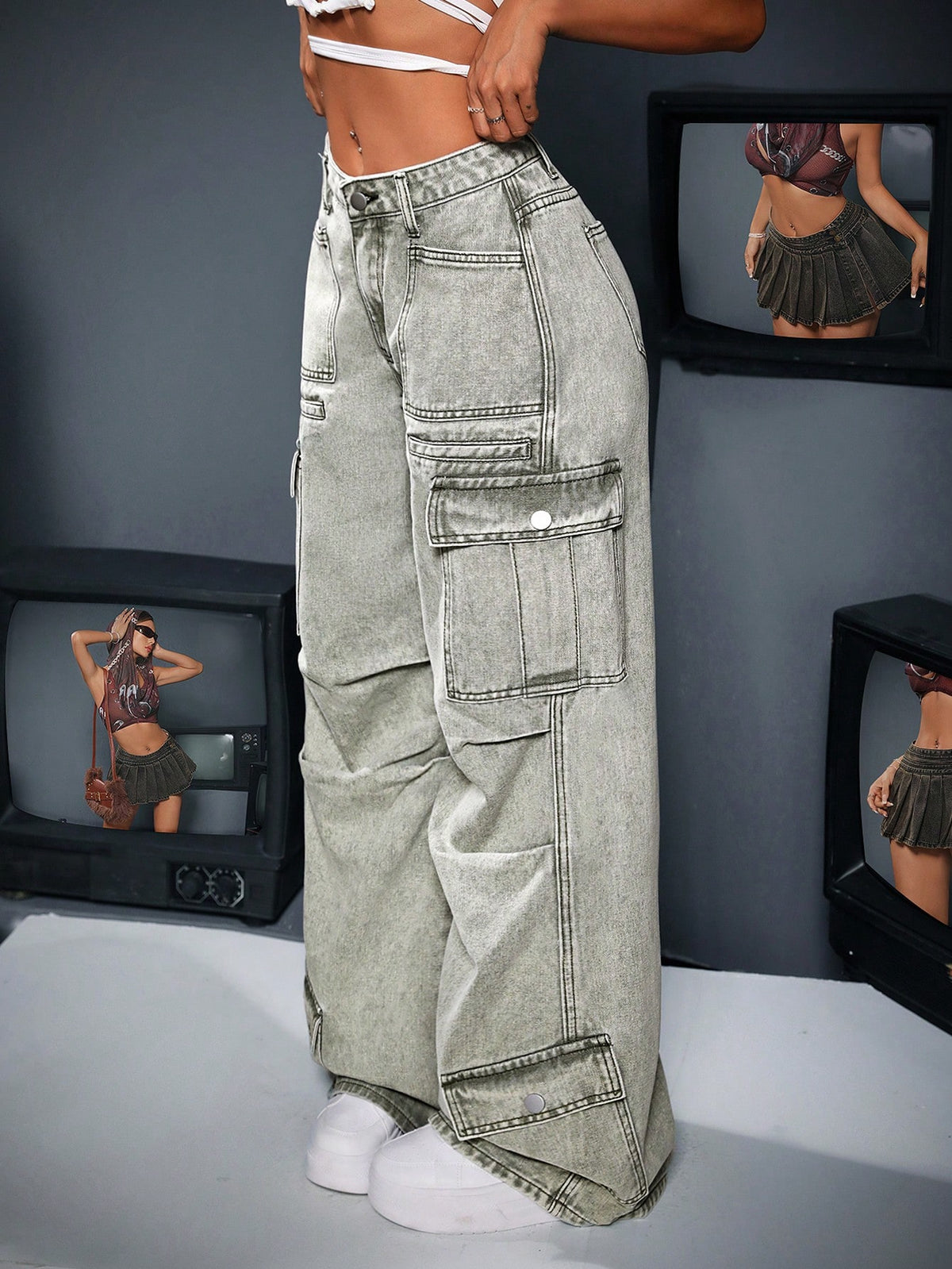 Calça jeans feminina, Calça jeans reta, Calça jeans cintura alta, Calça jeans destroyed,,Calça jeans stretch, Calça jeans lavagem escura, Calça jeans conforto, Calça jeans wide leg