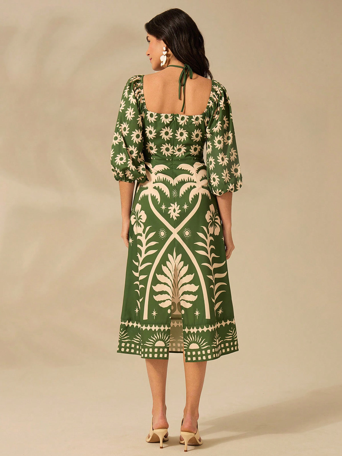 Vestido estampado, Vestido casual, Vestido midi, Vestido de festa, Vestido, Vestido Feminino