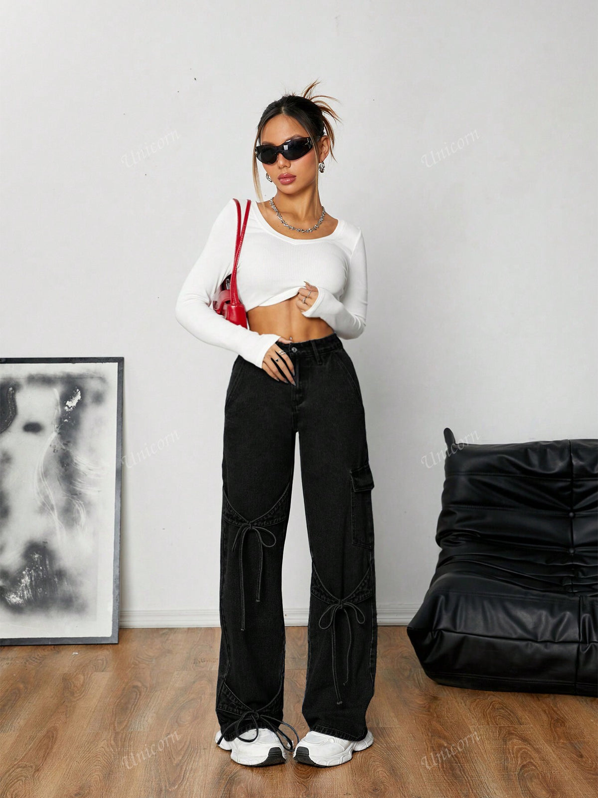 Calça jeans feminina, Calça jeans reta, Calça jeans cintura alta, Calça jeans destroyed,,Calça jeans stretch, Calça jeans lavagem escura, Calça jeans conforto, Calça jeans wide leg