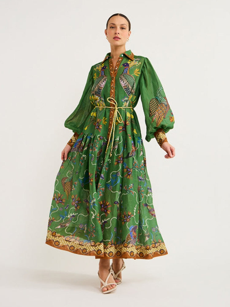 Vestido longo,Vestido estampado,Vestido casual,Vestido boho,Vestido elegante,Vestido, Vestido Feminino,