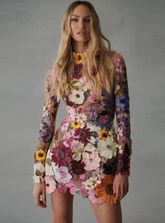 Vestido Curto Floral - Miss Taylor
